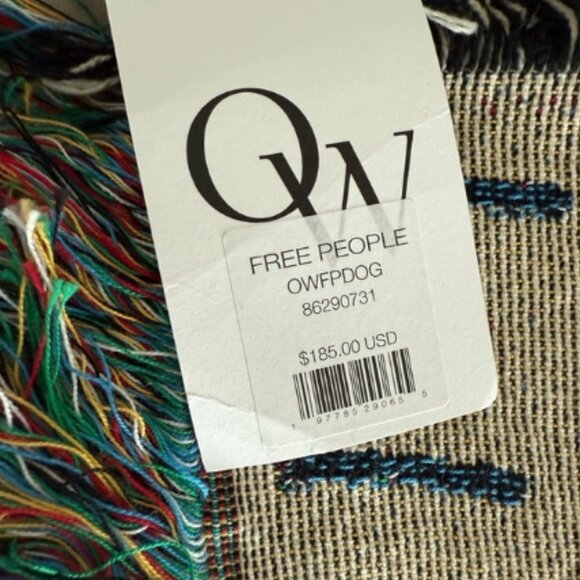 Free People x Olivia Wendel Dog Throw Blanket 🐾 Exclusive Limited Edition NWT - Picture 8 of 16